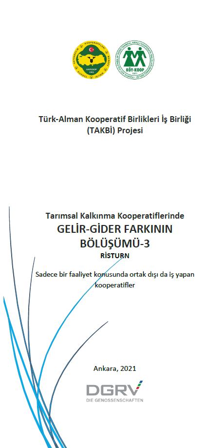 Tarımsal Kalkınma Kooperatiflerinde Gelir-Gider Farkının Bölüştürülmesi - 3 Ortak içi ve dışı işlemler